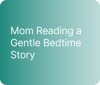 Mom Reading a Gentle Bedtime Story